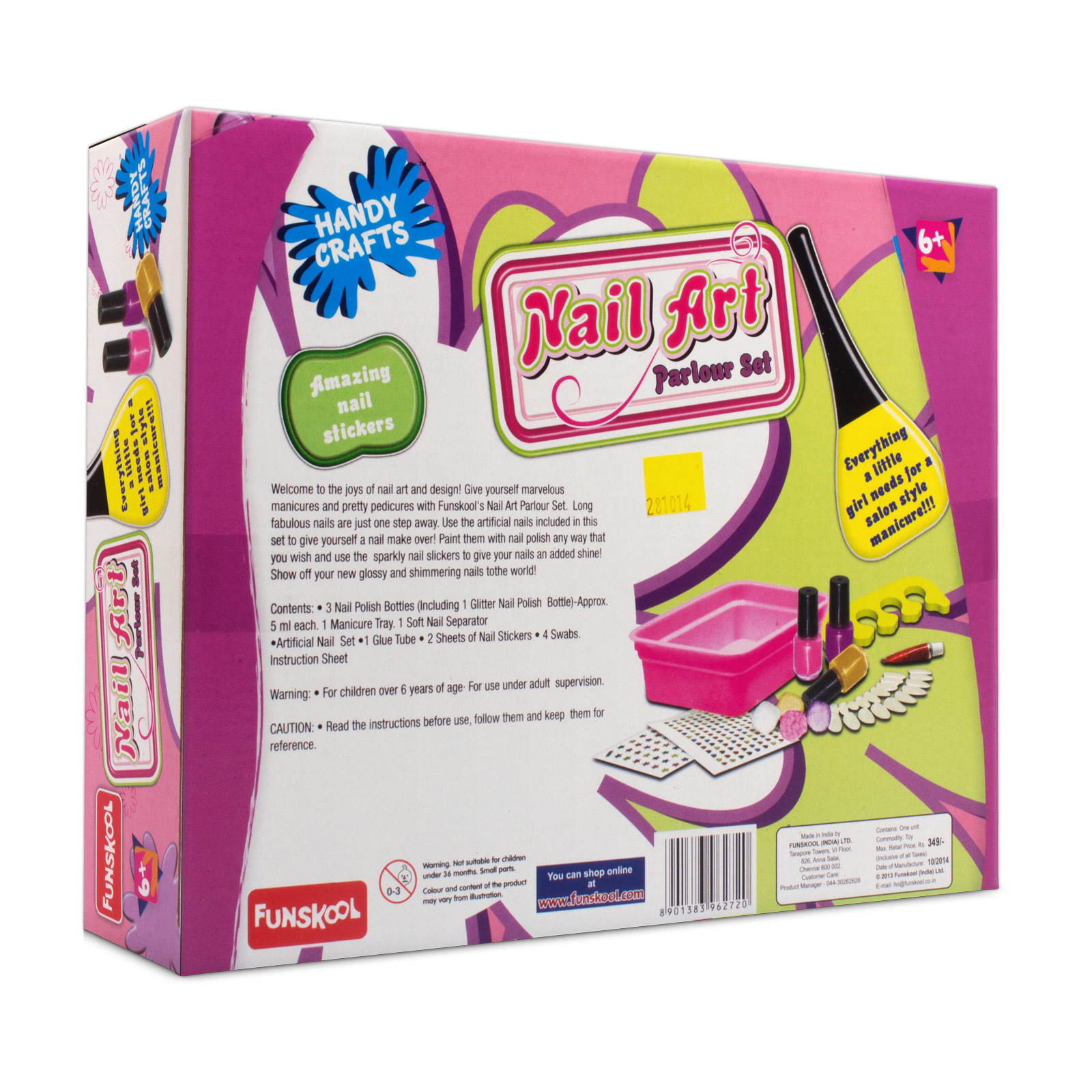 Funskool Handycrafts Nail Art Parlour Set