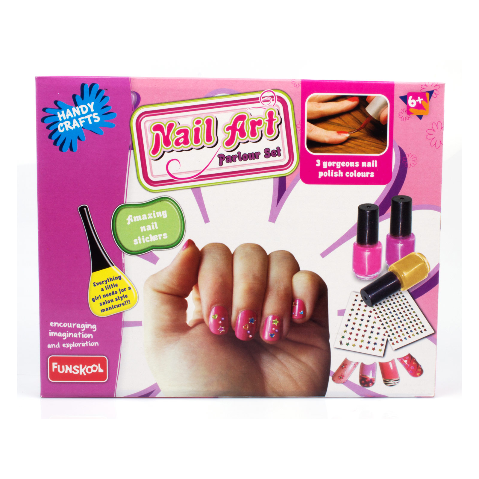 Funskool Handycrafts Nail Art Parlour Set