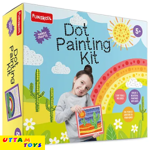 Funskool HandyCrafts Dot Painting Kit