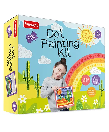 Funskool HandyCrafts Dot Painting Kit