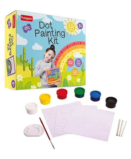 Funskool HandyCrafts Dot Painting Kit