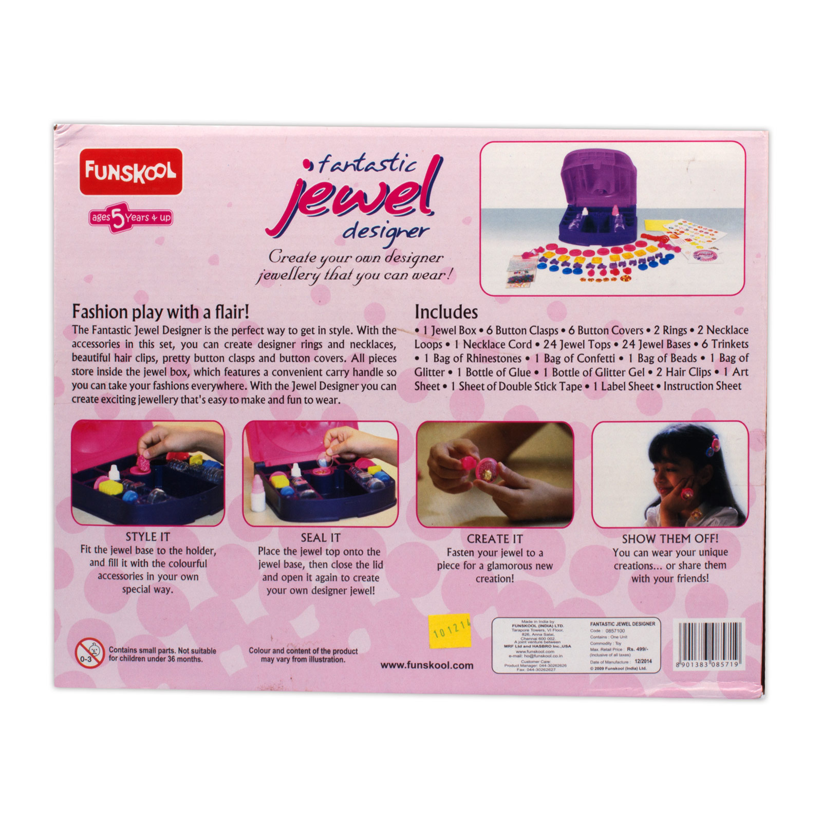 Funskool Handy Crafts Fantastic Jewel Designer