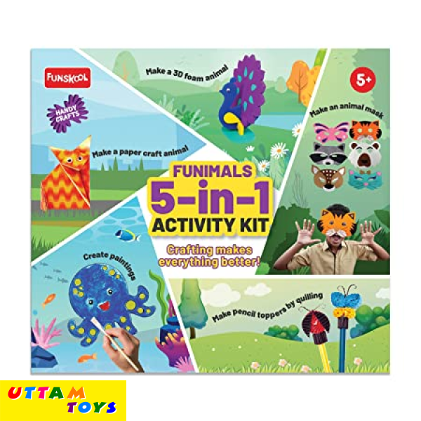 Funskool Hanydcrafts Fuimals 5 in 1 Activity Kit