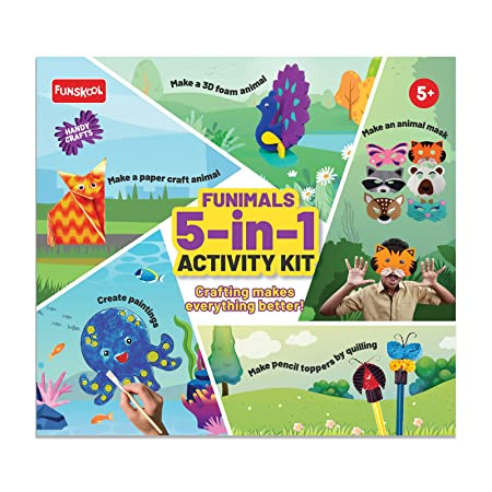 Funskool Hanydcrafts Fuimals 5 in 1 Activity Kit