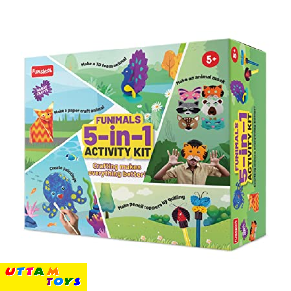 Funskool Hanydcrafts Fuimals 5 in 1 Activity Kit