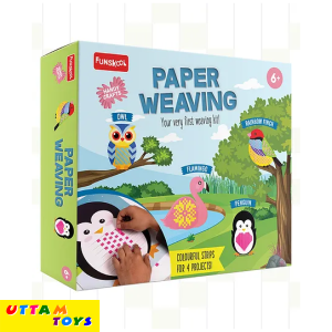 Funskool Handycrafts Make & Weave Birds Paper Weaving Kit