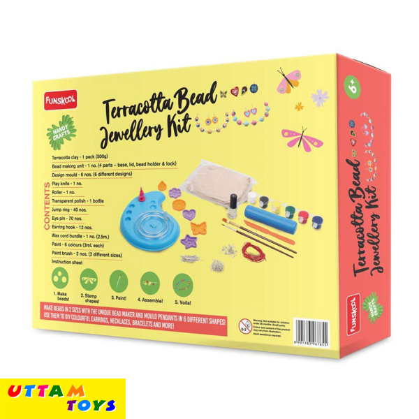 Funskool Handy Crafts Terracotta Bead Jewellery