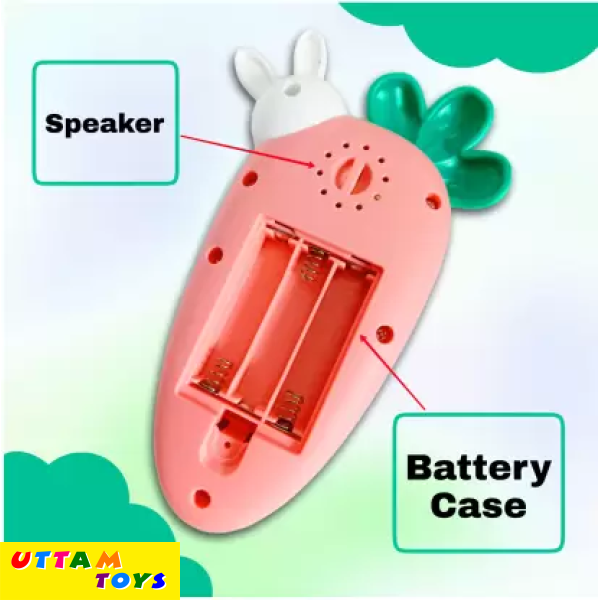 Uttam Toys Kids Musical Mobile Phone Toy with 3D Lights & Hanging Rope