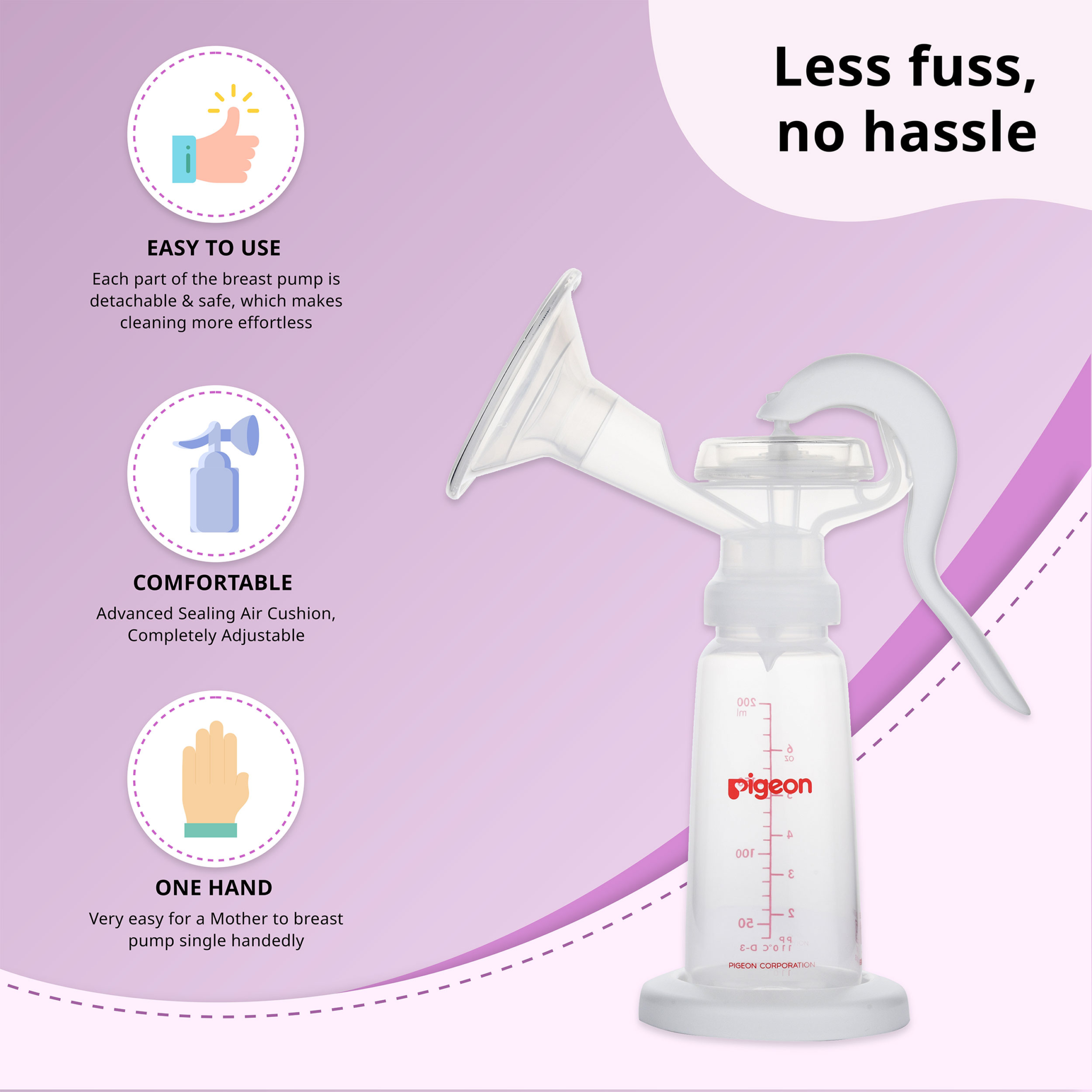 Pigeon Manual Breast Pump (Basic Edition)