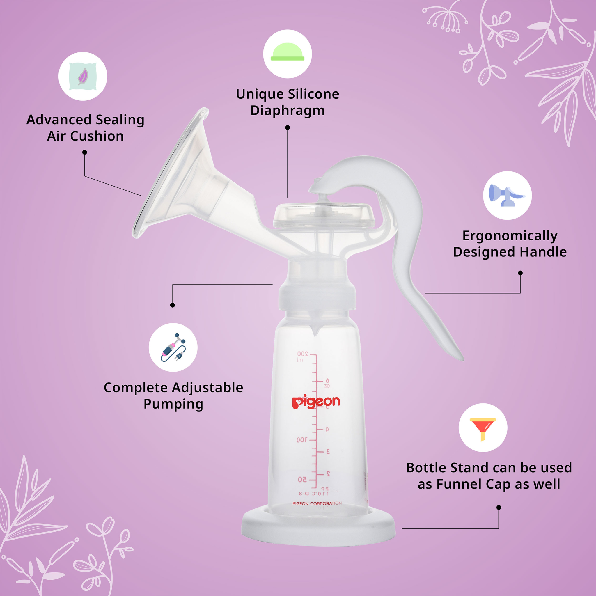 Pigeon Manual Breast Pump (Basic Edition)