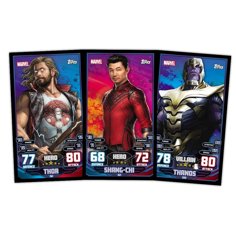 12)Topps Marvel Hero Attax TCG 2022 Multipacks Sealed (240 Cards)