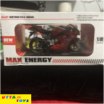 Max Energy Haixing Model - HTM - 1/18 Scale Red Alloy Manifolds