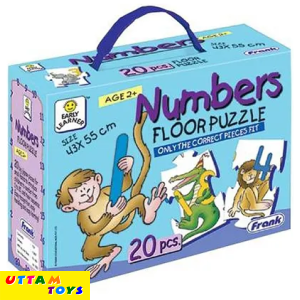 Frank Number Floor Multicolour Puzzle - 20 Pieces