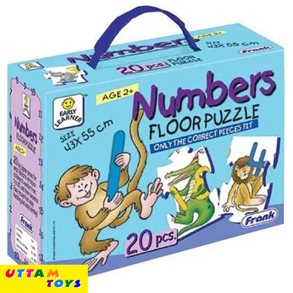 Frank Number Floor Multicolour Puzzle - 20 Pieces