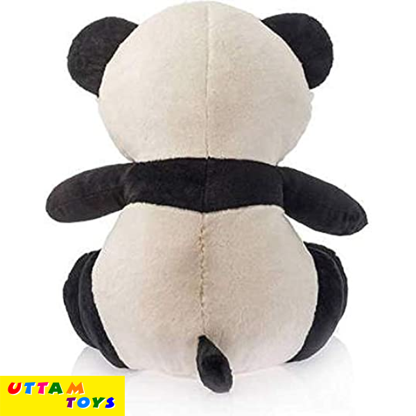 Uttam Toys Soft Lovable Huggable Cute Seating Panda (White,Black)