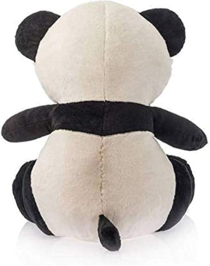 Uttam Toys Soft Lovable Huggable Cute Seating Panda (White,Black)