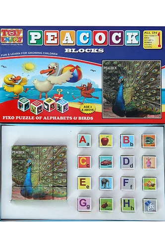 Toyenjoy Peacock Block Sr. Puzzle Game