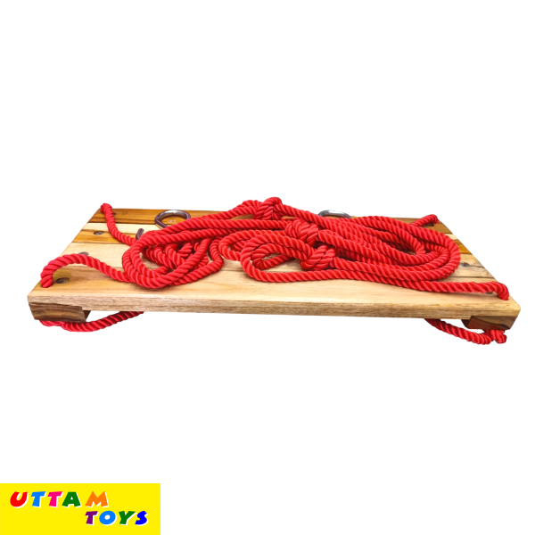 Uttam Toys Wooden Hammocks Swing with Accessories