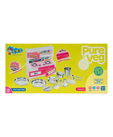 Sunny Pure Veg Kitchen Set Pack of 13 Pieces