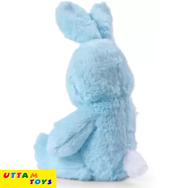 My Baby Excels Cute Smiling Rabbit Plush- Blue - 25 cm