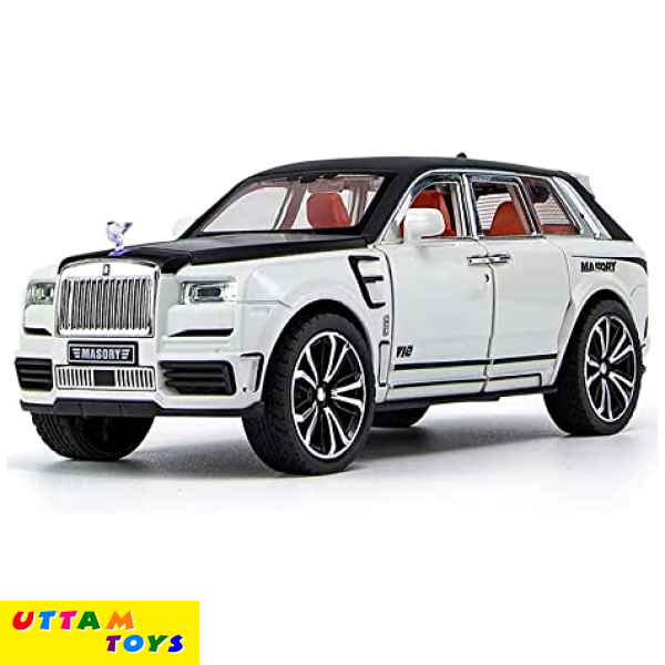 Uttam Toys Rolls Royce Die-Cast Car Masory White