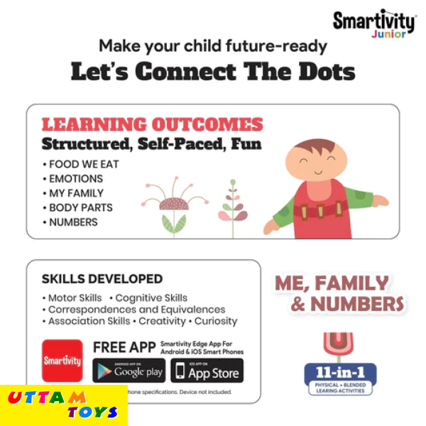 Smartivity Junior Me, Family & Numbers