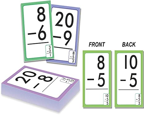 Creative Educational Subtraction - Flash Cards