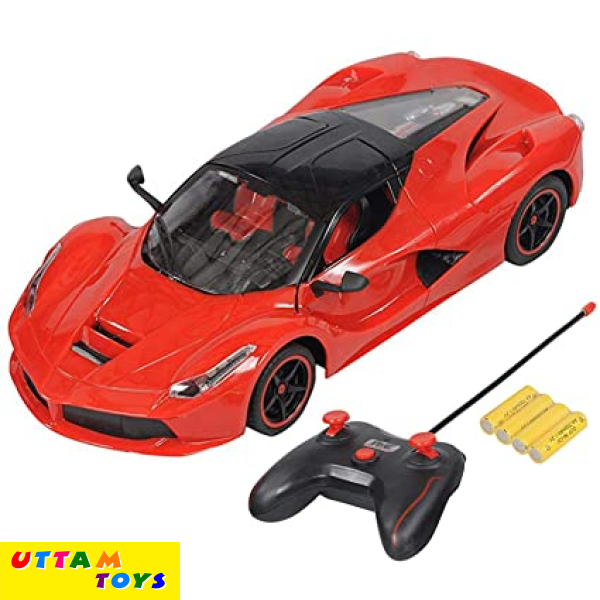 Uttam Toys Webby Remote Controlled Super Car with Opening Doors (Red)