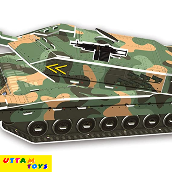 Cubic Fun Super Military Leopard Tank 3D Puzzle - 51 Pieces