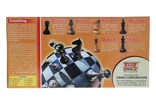 Toy Enjoy Chess Junior Indoor Game