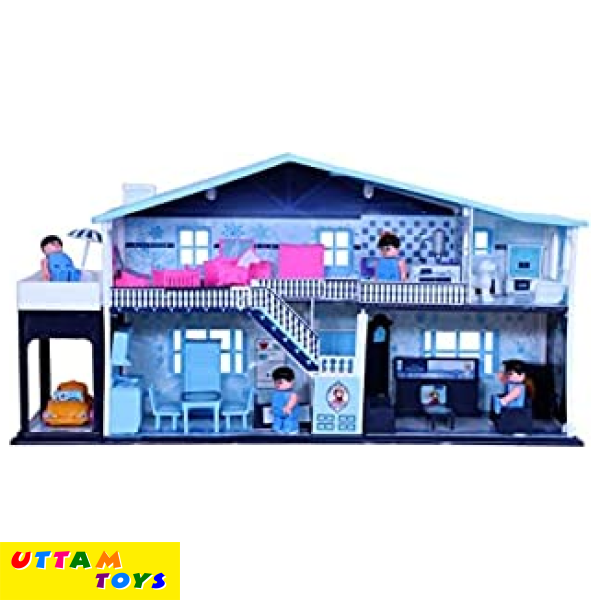 Toyzone Frozen Party Home Doll House (50pcs)