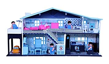 Toyzone Frozen Party Home Doll House (50pcs)