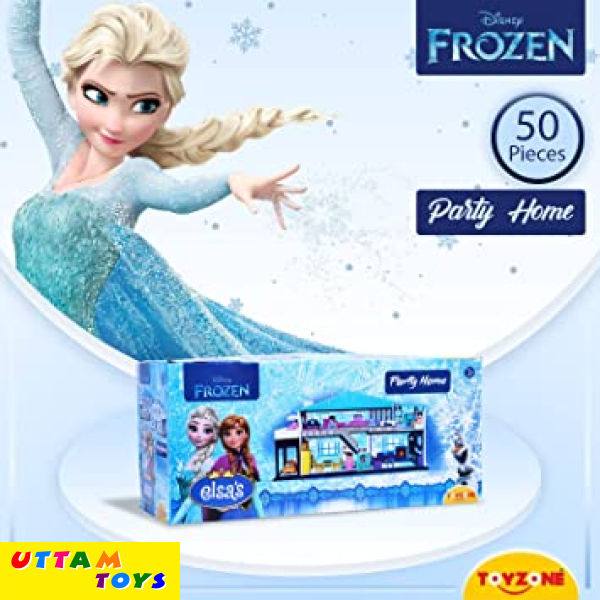 Toyzone Frozen Party Home Doll House (50pcs)