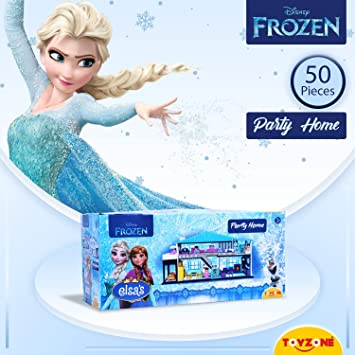 Toyzone Frozen Party Home Doll House (50pcs)