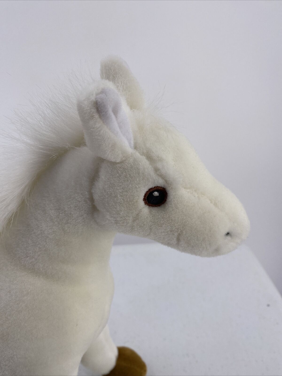 Uttam Toys White Horse Plush Animal Stuffed Toy