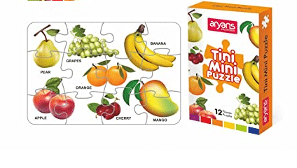 Aryans Tini Mini Puzzles Fruits