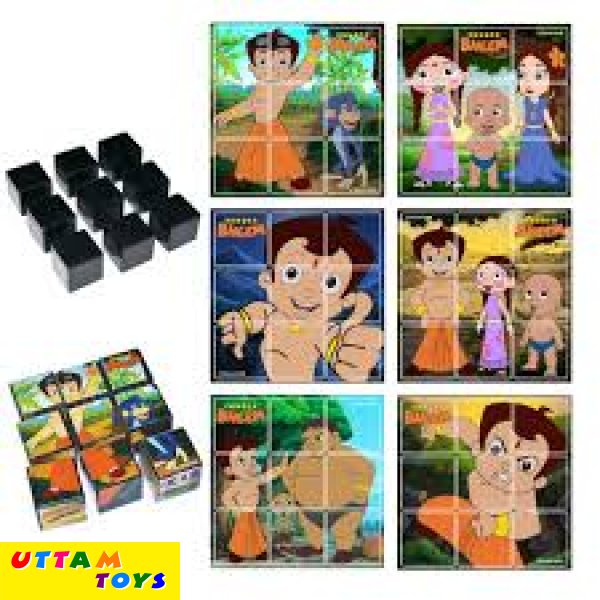 Buddyz Chhota Bheem Clever Blocks (Multicolor)