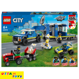 Lego City Police Mobile Command Truck Building Kit