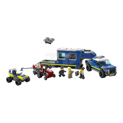 Lego City Police Mobile Command Truck Building Kit