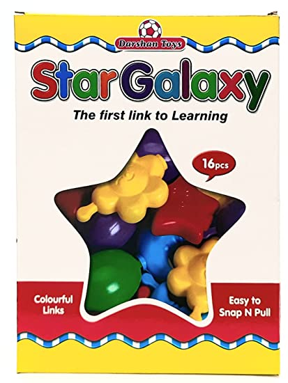 Darshan Toys Preschool Infant Links Star Galaxy for Babies Develops Color Recognition & Teaches Basic Counting Activity Toys