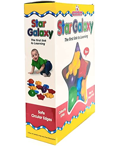 Darshan Toys Preschool Infant Links Star Galaxy for Babies Develops Color Recognition & Teaches Basic Counting Activity Toys