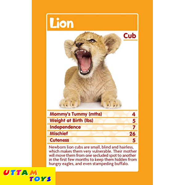 Baby Animals Top Trumps Card Game