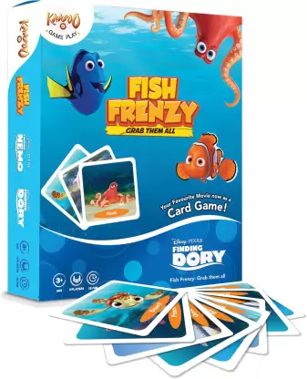 Kaadoo Disney-Fish Frenzy-Finding Dory Card Game Strategy & War Games Board Game