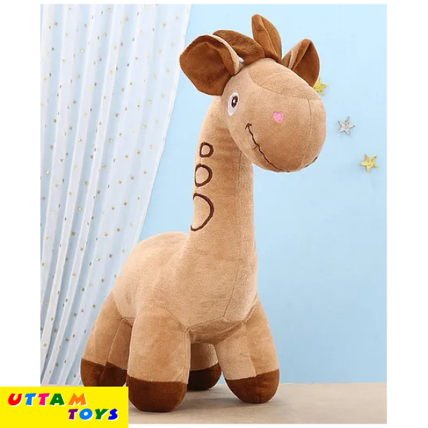 Toytales Giraffe Shaped Soft Toy Dark Brown - Height 40 cm