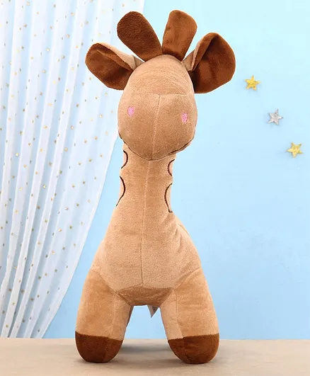 Toytales Giraffe Shaped Soft Toy Dark Brown - Height 40 cm