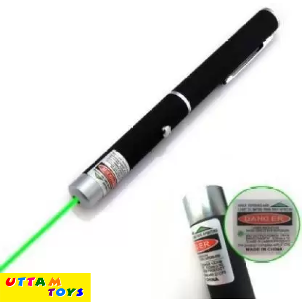 Uttam Toys 5 in 1 Effect Green Beam Laser Shailputri Light Pen