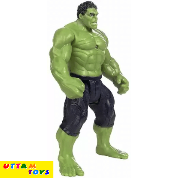 Avengers Action Figure Infinity War Hulk Hero Series Toy for kids, Large (10 inch) with LED Light on Chest (Green, Black)