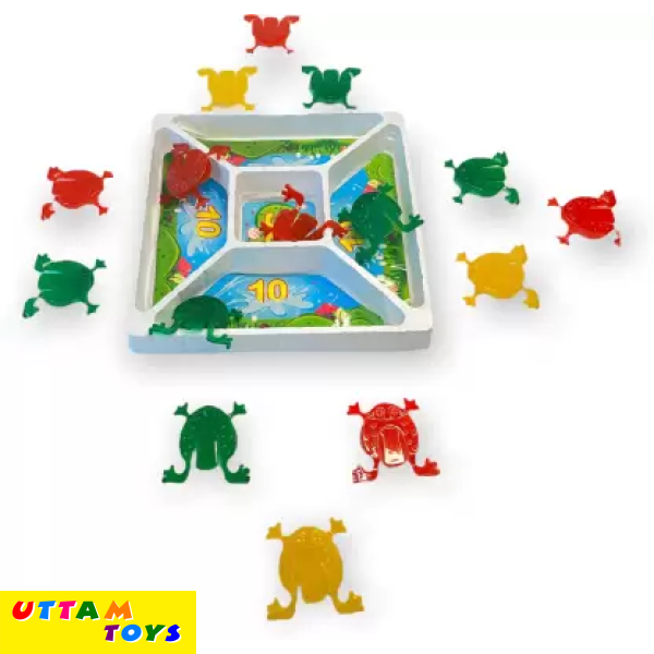 Jumping Frog Bouncing Toys Finger Pressing Game