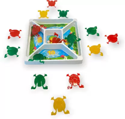 Jumping Frog Bouncing Toys Finger Pressing Game