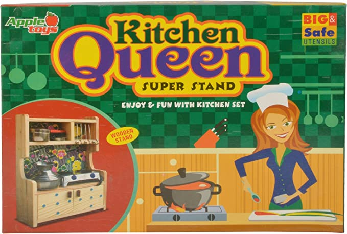 Apple Toys Kitchen Queen Stand (Silver)